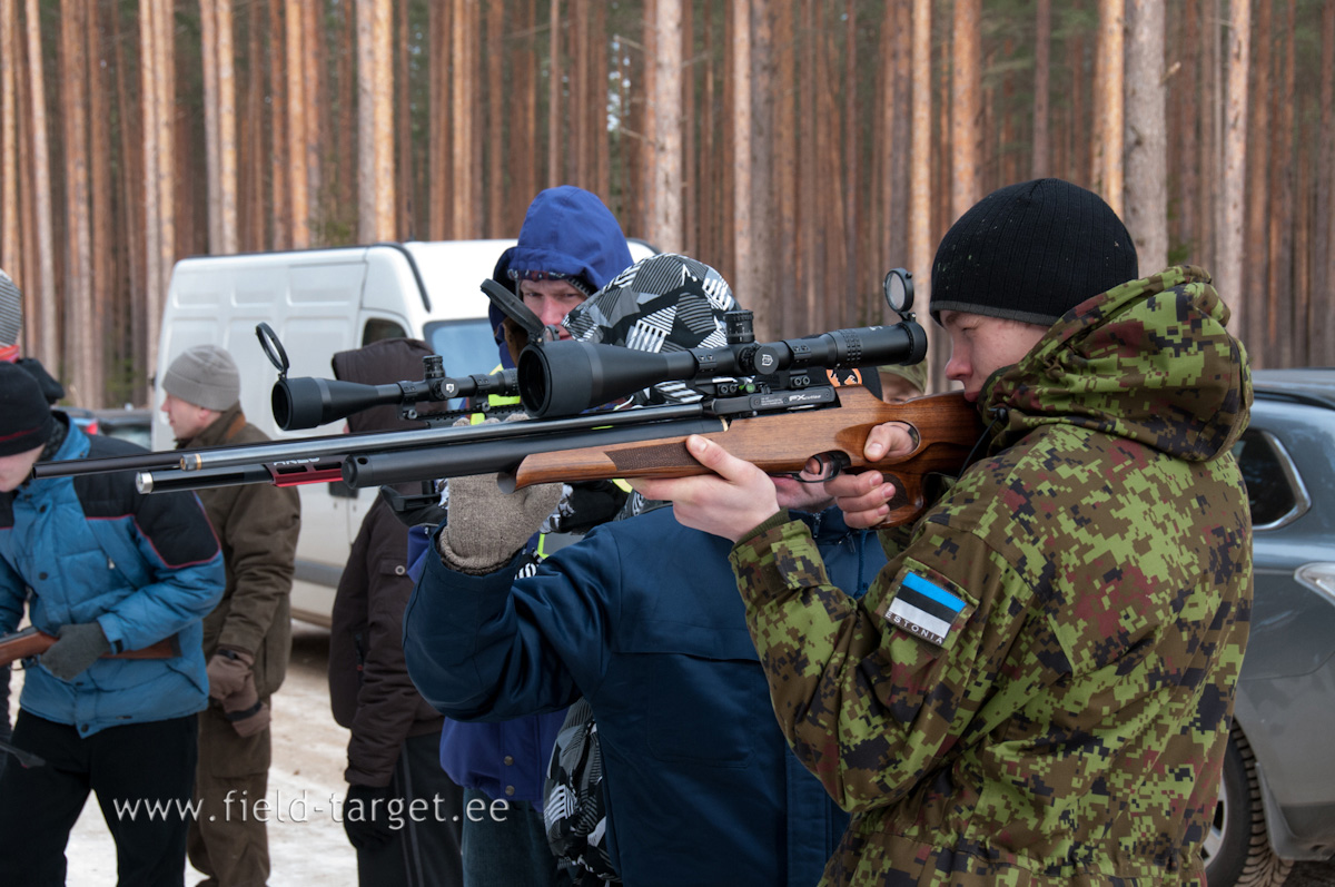 Mõni julge võttis kohe võistluspüssi ette